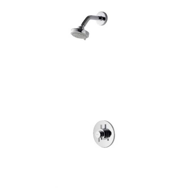 Aspire DL concealed mixer shower with wall fixed head
