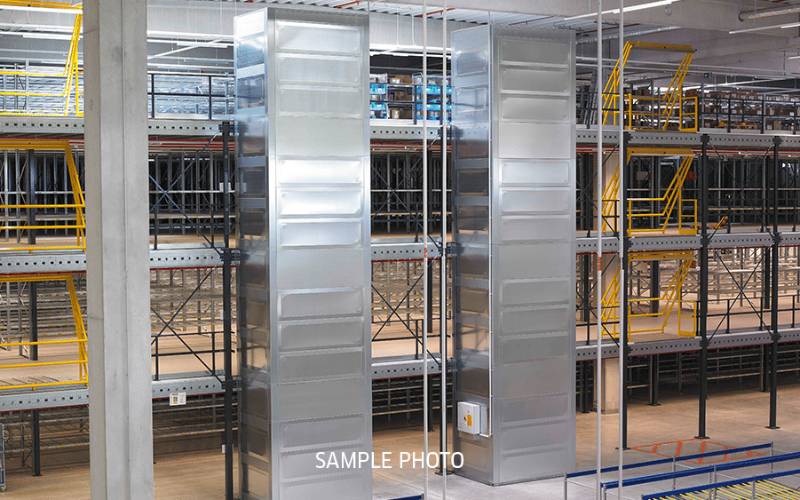 Bespoke twin goods lifts enhancing space and time in Holland and Barrett’s warehouse in Staffordshire, England