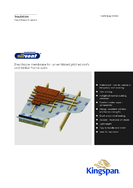 Kingspan nilvent Breathable Membrane