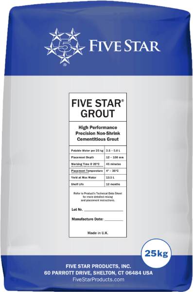 Five Star® Grout - Cementitious Grout