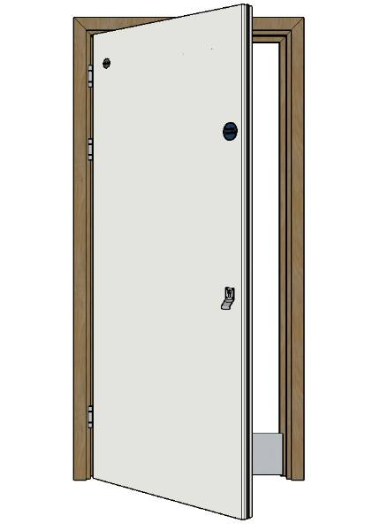 Refinedoor - Type 2 - PVC Postformed Severe Duty Doorset