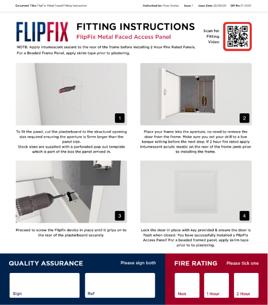 Fitting Instructions - Flipfix