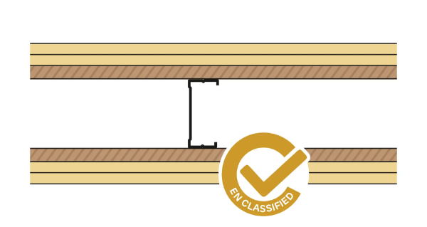 Siniat Single Frame Metal Stud Partition CS90R-215Un18Ply - Metal Stud Partitioning