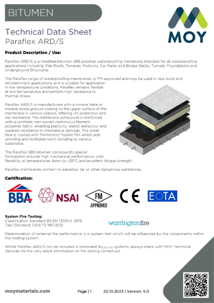 MOY Paraflex ARD/S Cap Sheet