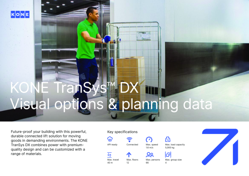 KONE Transys DX Visual Brochure