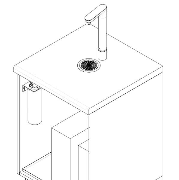 Aqua illi - Boiling & Ambient (BA) Water Tap - Fully Integrated Water Tap System