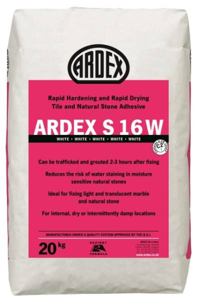 ARDEX S 16 Natural Stone Floor and Wall Tile Adhesive