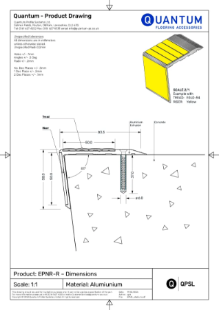 EPNR-R - Customer Drawing