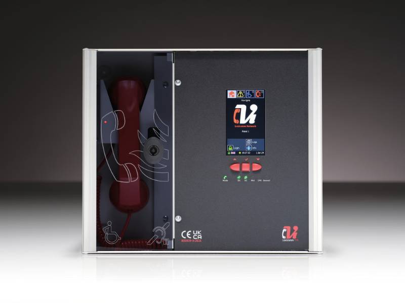 Lexicomm EVCS Touchscreen Master Station - Emergency voice communication system