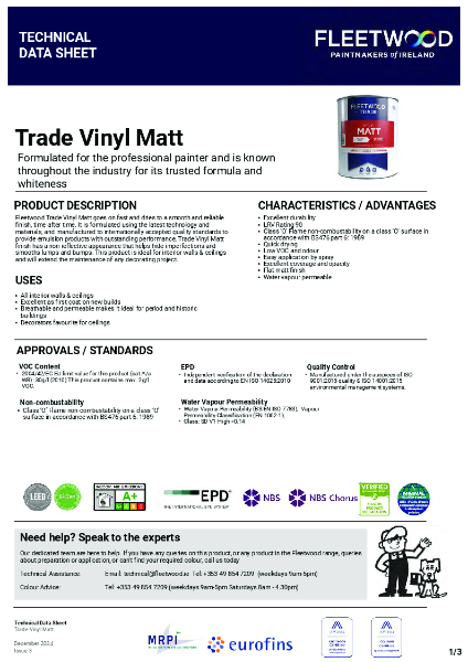 T11 Fleetwood Trade Vinyl Matt