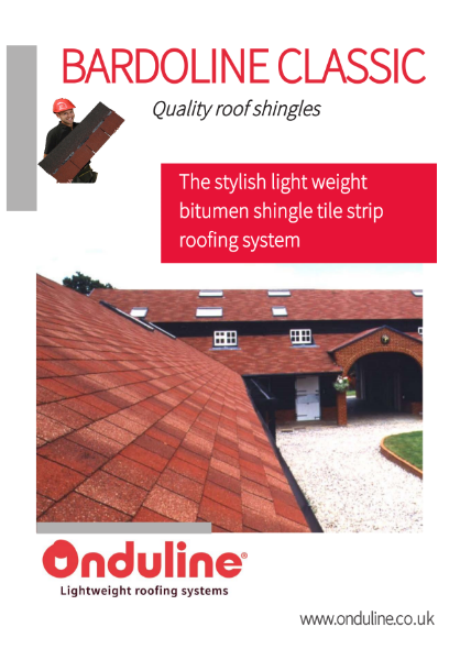 BARDOLINE Bituminous Roof Shingles