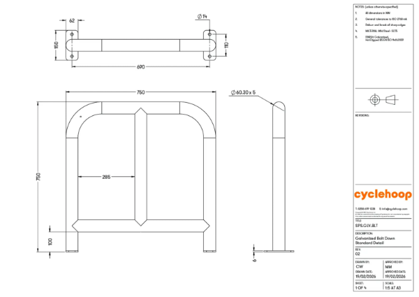 SPS.GLV.BLT - Standard Detail