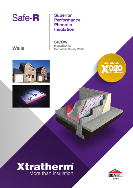 Insulation for Partial Fill Cavity Walls (SR/CW)