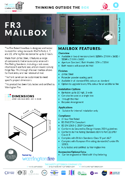 FR3 Mailbox Specification