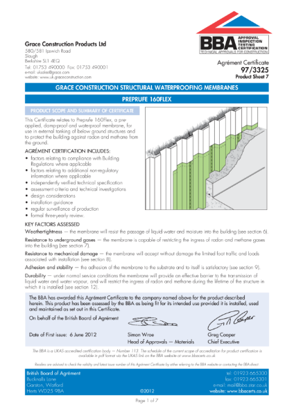 97/3325 Preprufe 160Flex