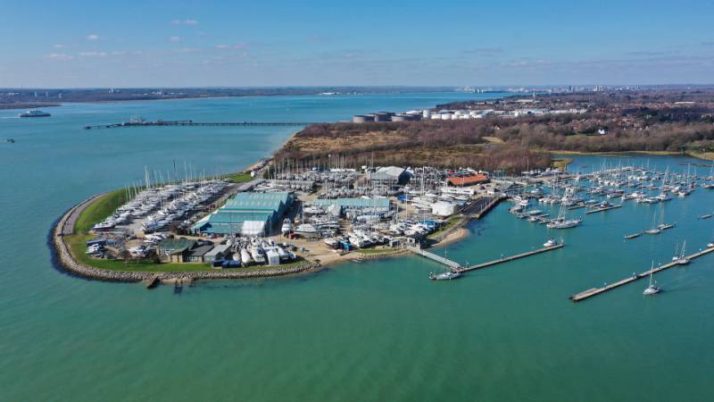 Hamble Point Marina - Boat Yard Drain Gully