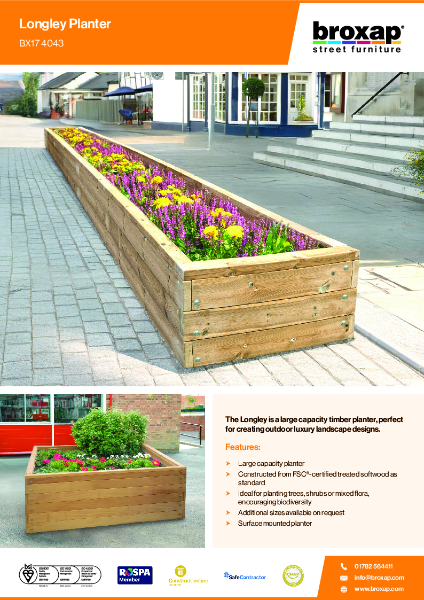Longley Planter Spec Sheet