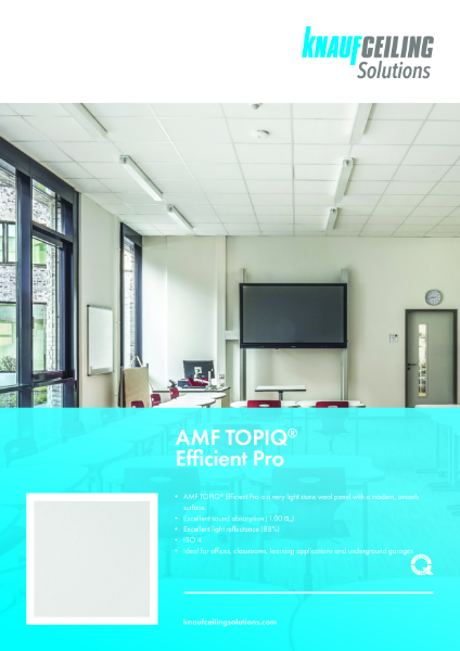 AMF TOPIQ® Efficient Pro Hygena Datasheet