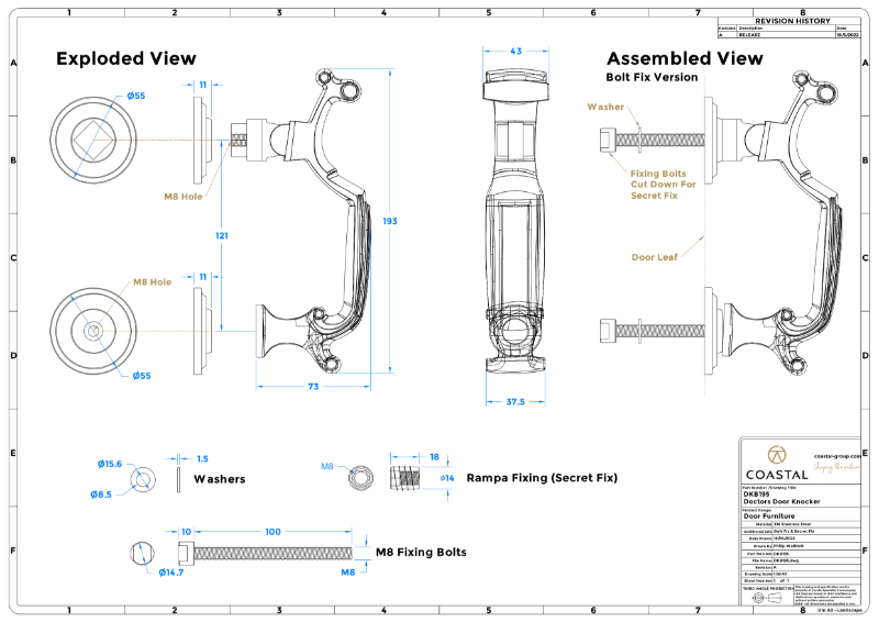 DBK Technical Drawing