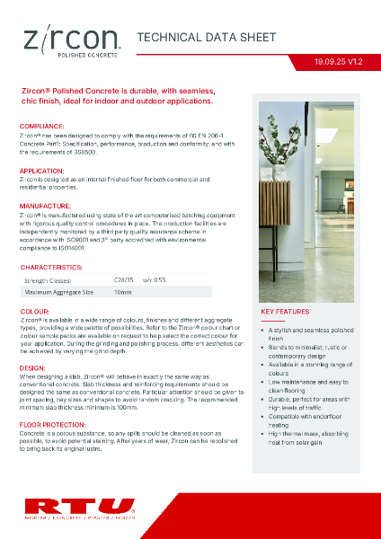 Zircon technical Data Sheet SEPT25