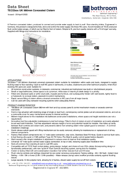 TECEbox H980 Data Sheet