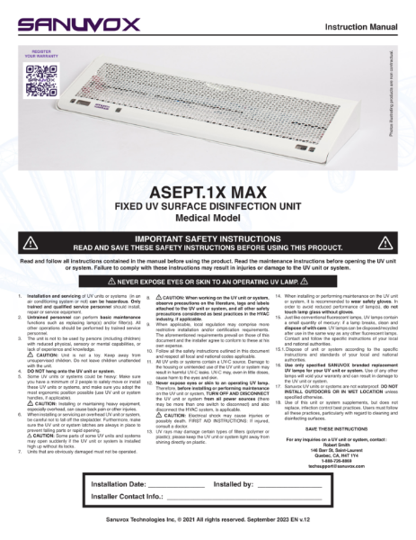 Instruction Manual for ASEPT.1X MAX (EN)