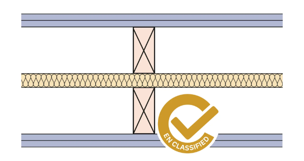 Siniat Non-loadbearing Timber Stud Partition - Twin(UB)-TS89x38-212dB-25G(252)