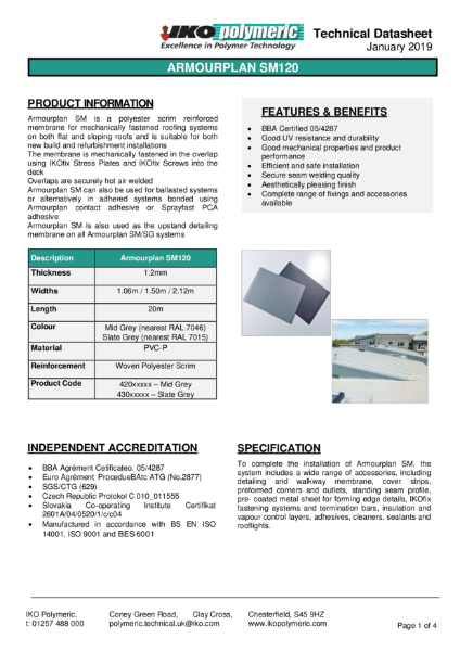 Armourplan SM Datasheet