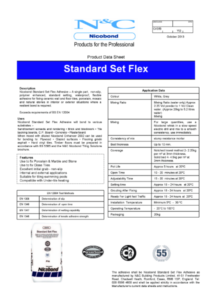 Nicobond Standard Set Flex