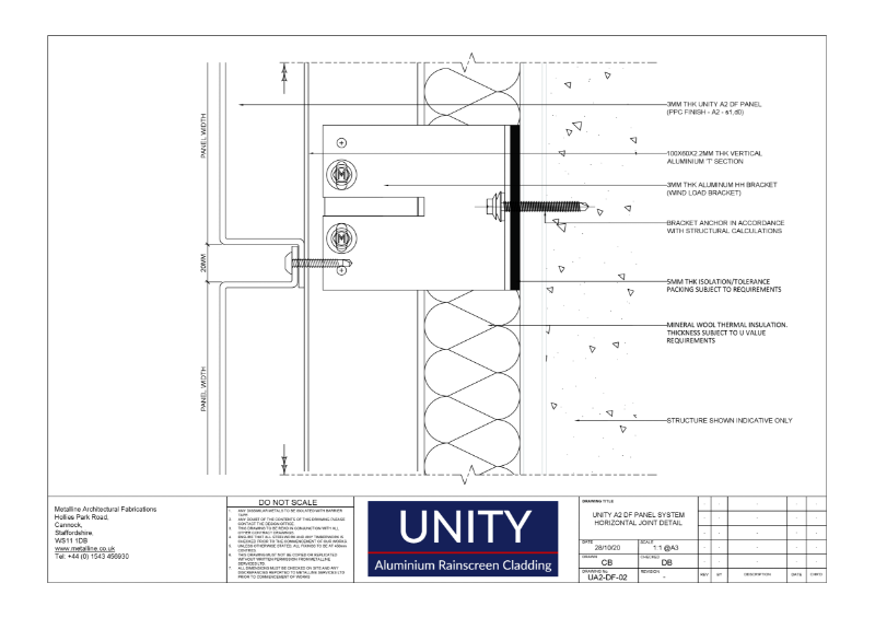 Unity A1 DF-02 Technical Drawing
