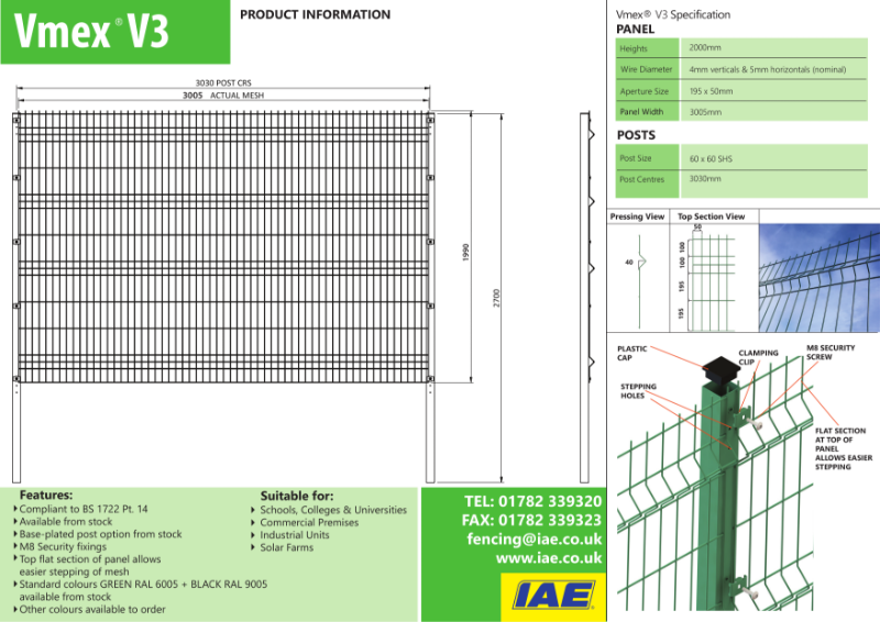VMEX-V3-2000 mm datasheet