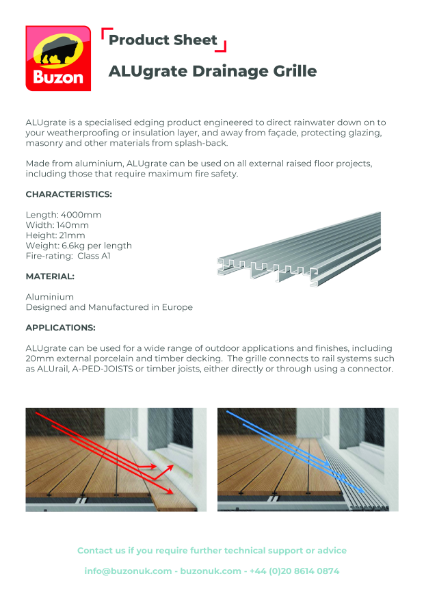 ALUgrate Product Sheet