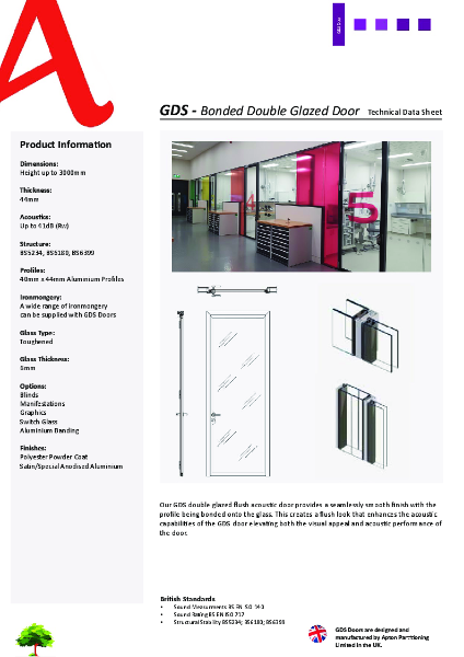 GDS Door Data Sheet