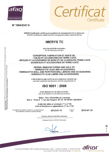 BS EN ISO 9001:2008