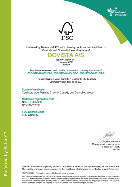 QA Certificate