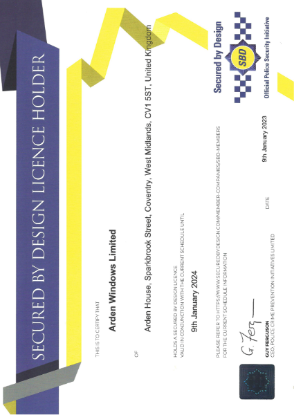 Secured by Design Certification