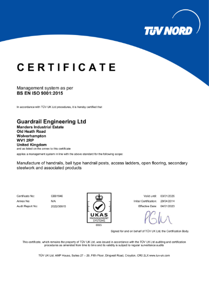 BS EN ISO 9001: 2015