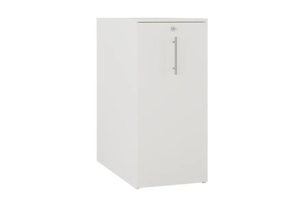 Milano Uttrekkskap, Hvit Laminat - Lotuss
