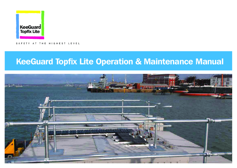 Kee Guard® Topfix Lite - Operation and Maintenance Manual