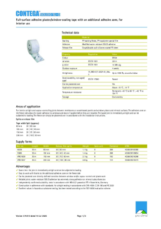 Contega Solido SL-D Technical Datasheet