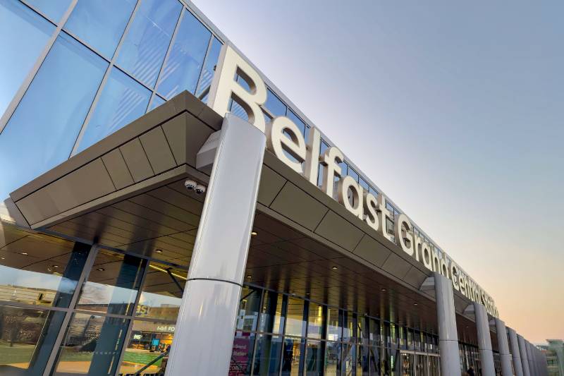 Belfast Grand Central Station on track with Pendock