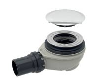 Geberit shower drain d90, with drain cover, depth of water seal 50 mm, outlet made of PE