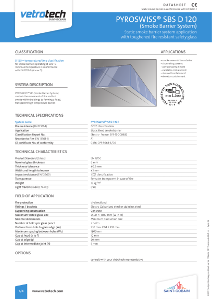 008. Pyroswiss Smoke Barrier System Datasheets