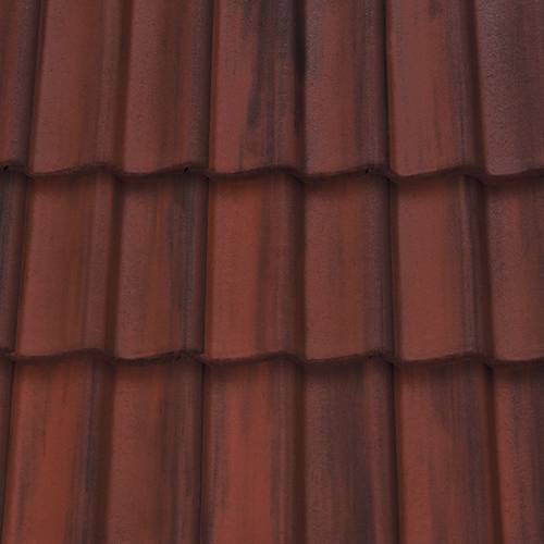 Double Pantile Concrete Roof Tile