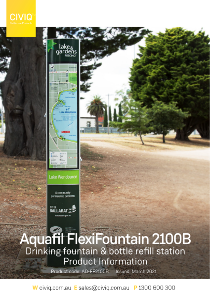 Aquafil® FlexiFountain 2100B Bottle Refill Station