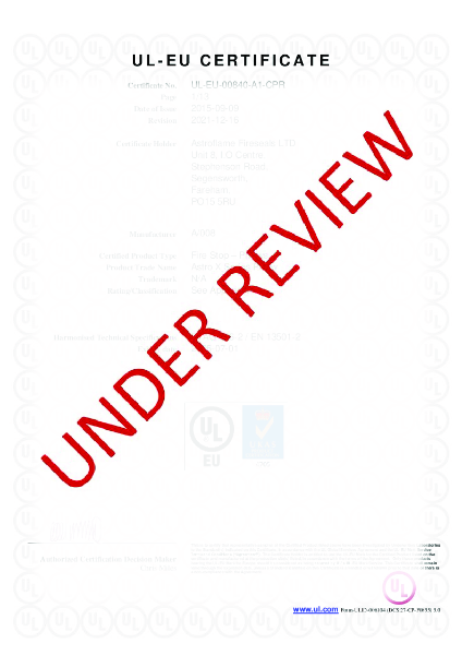 UL Certified
