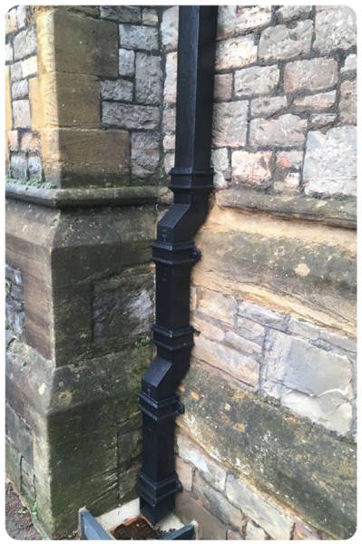 Britannia Cast Iron Rectangular Downpipe