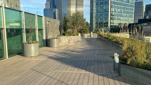 Roof terrace | Class A fire rated | Composite decking | Grade II* listed |  London