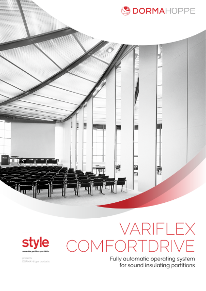 Variflex Comfortdrive - fully automatic sliding moveable wall system