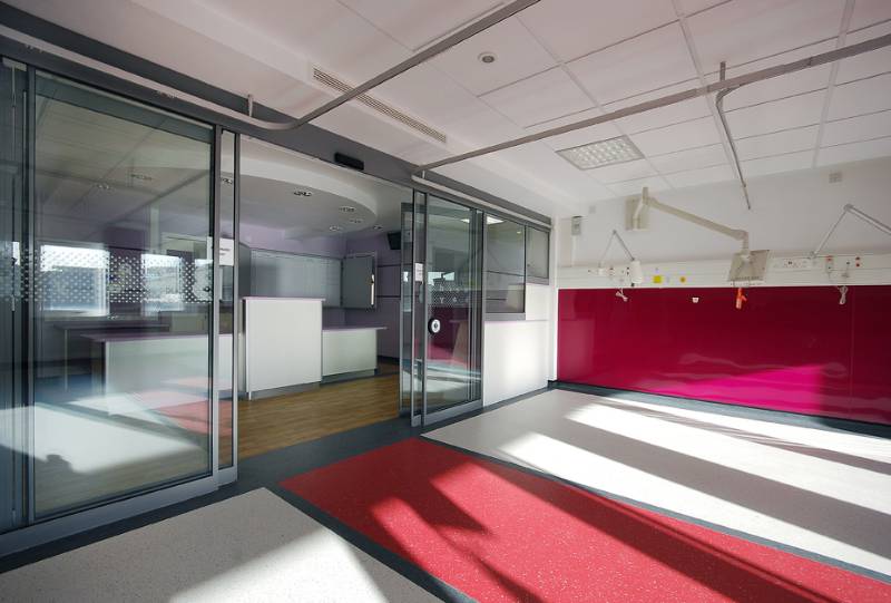 Homerton Hospital - SL500 Slim Sliding Door